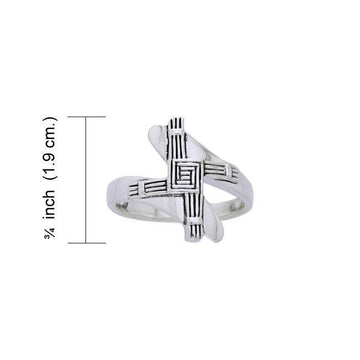 Brigids Cross Ring TRI894 - Jewelry